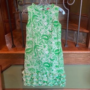 Lilly Pulitzer Dress, Lovell Jubilee Grasshopper Green Flam Alama Ding Dong